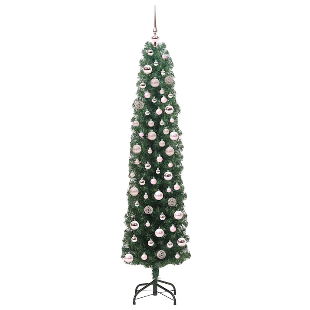 Künstlicher Weihnachtsbaum mit 300 LEDs mit Ständer Grün 180 cm