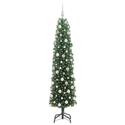 Künstlicher Weihnachtsbaum mit 300 LEDs mit Ständer Grün 180 cm