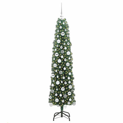 Künstlicher Weihnachtsbaum mit 300 LEDs mit Ständer Grün 180 cm