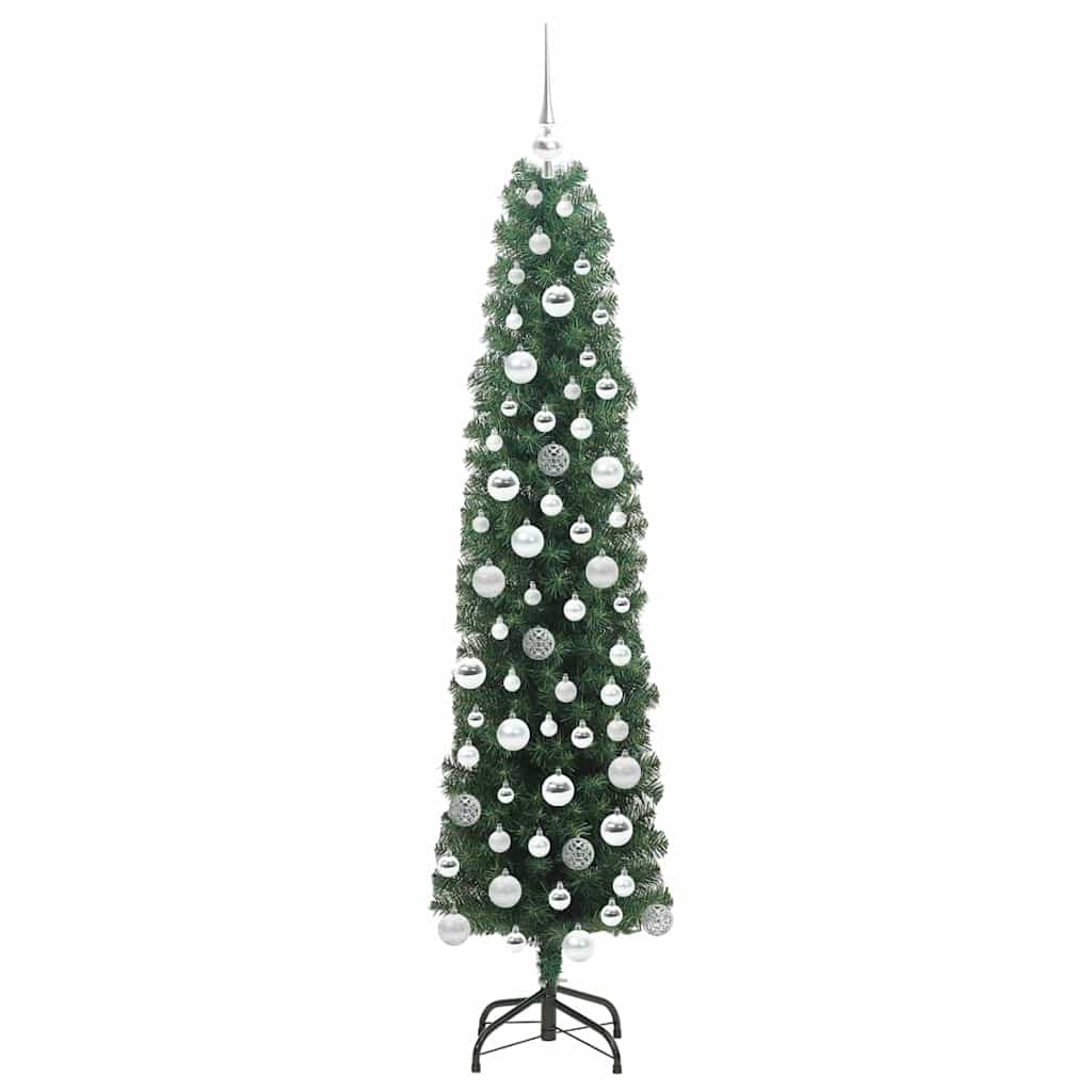 Künstlicher Weihnachtsbaum mit 300 LEDs mit Ständer Grün 180 cm