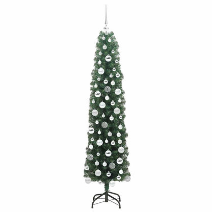 Künstlicher Weihnachtsbaum mit 300 LEDs mit Ständer Grün 180 cm