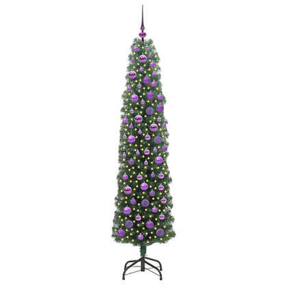 Künstlicher Weihnachtsbaum mit 300 LEDs mit Ständer Grün 180 cm