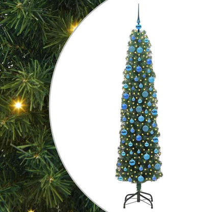 Künstlicher Weihnachtsbaum mit 300 LEDs mit Ständer Grün 180 cm