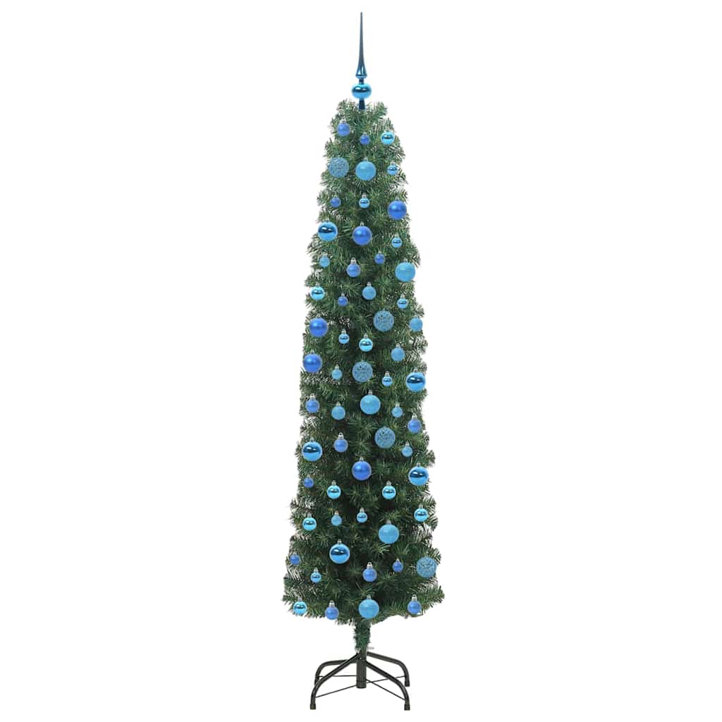 Künstlicher Weihnachtsbaum mit 300 LEDs mit Ständer Grün 180 cm