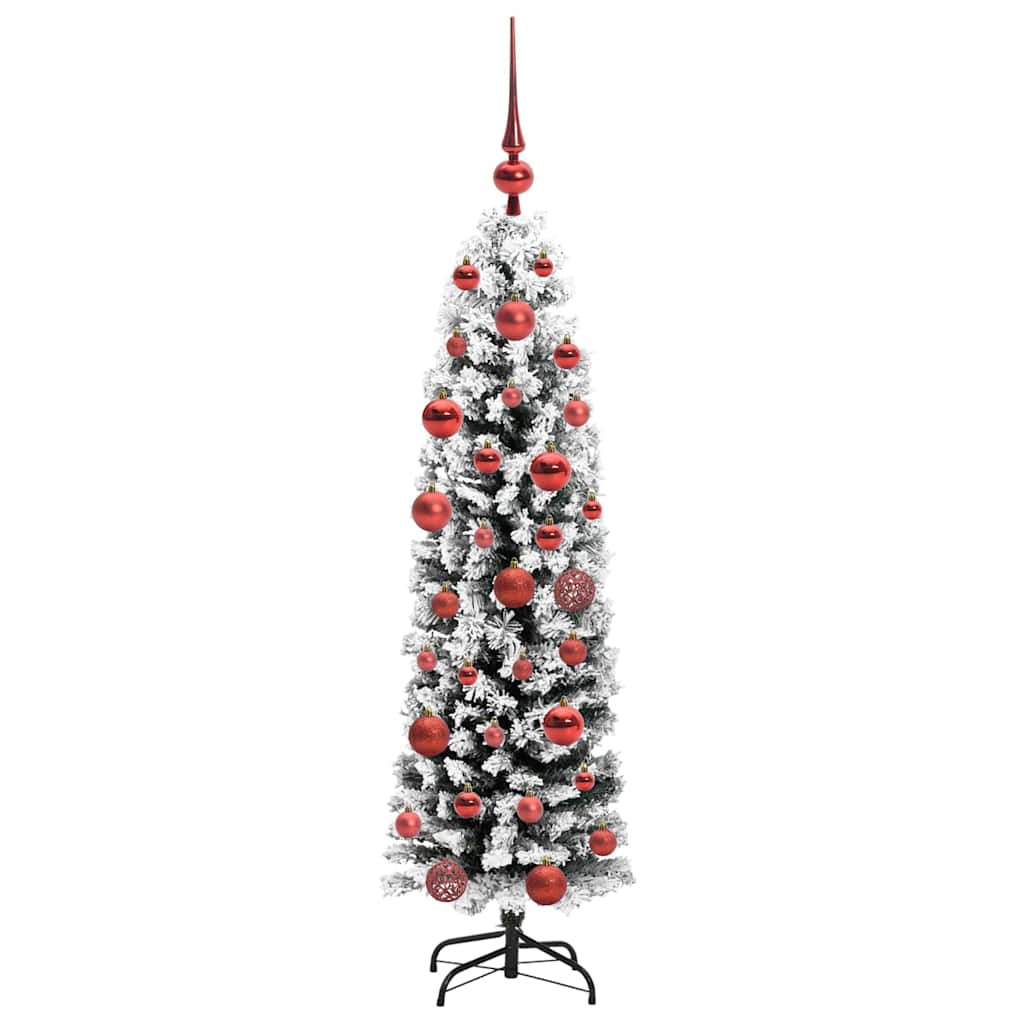Künstlicher Weihnachtsbaum mit 150 LEDs mit Ständer Grün 150 cm