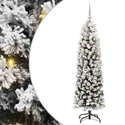 Künstlicher Weihnachtsbaum mit 150 LEDs mit Ständer Grün 150 cm