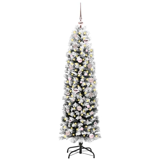 Künstlicher Weihnachtsbaum mit 150 LEDs mit Ständer Grün 150 cm