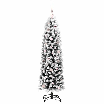 Künstlicher Weihnachtsbaum mit 150 LEDs mit Ständer Grün 150 cm