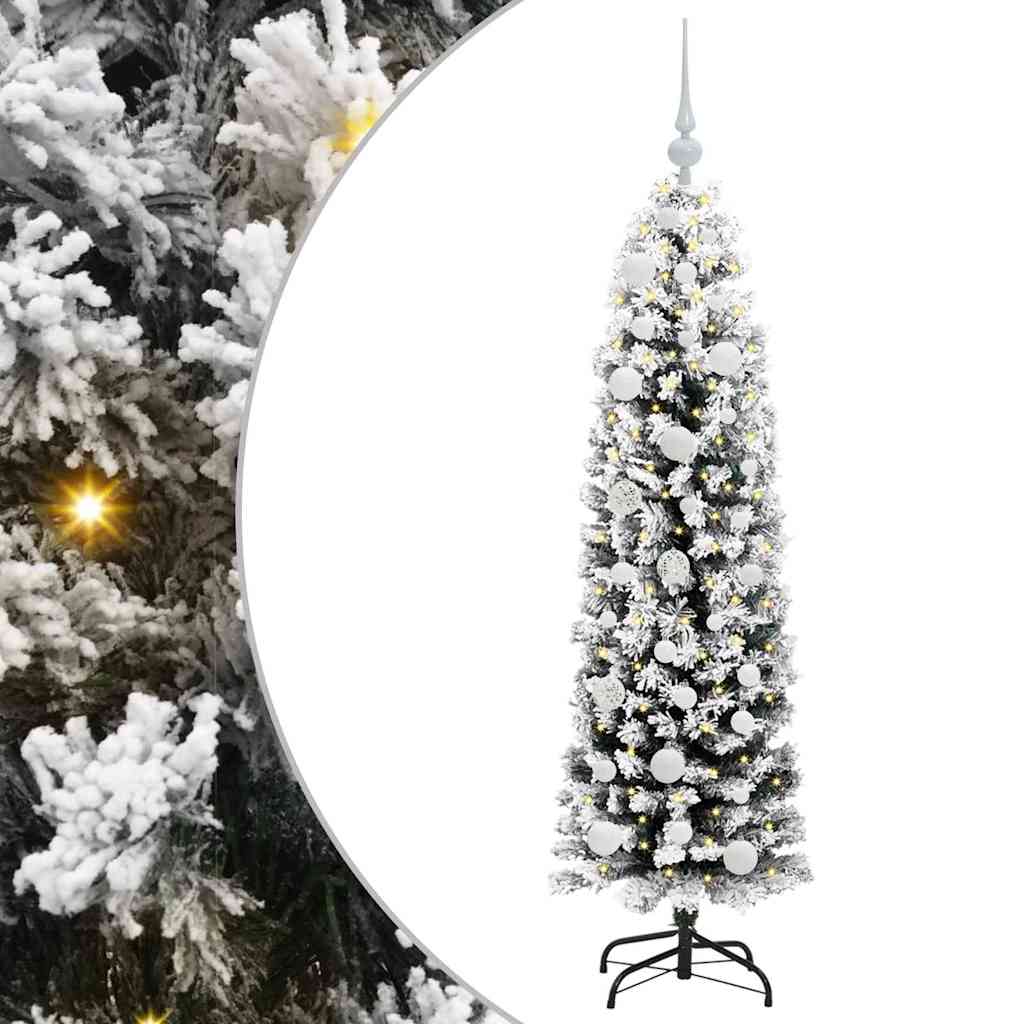 Künstlicher Weihnachtsbaum mit 150 LEDs mit Ständer Grün 150 cm
