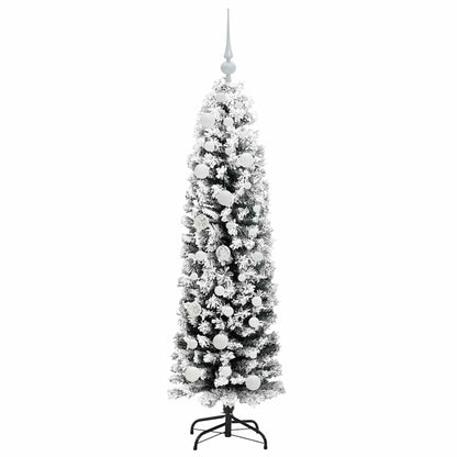 Künstlicher Weihnachtsbaum mit 150 LEDs mit Ständer Grün 150 cm