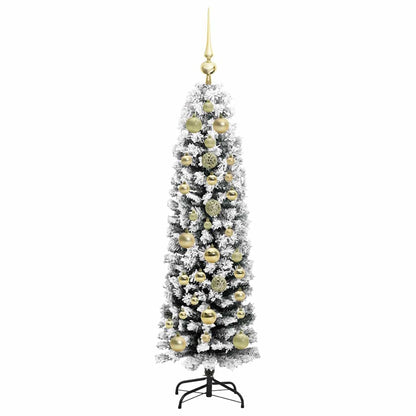 Künstlicher Weihnachtsbaum mit 150 LEDs mit Ständer Grün 150 cm
