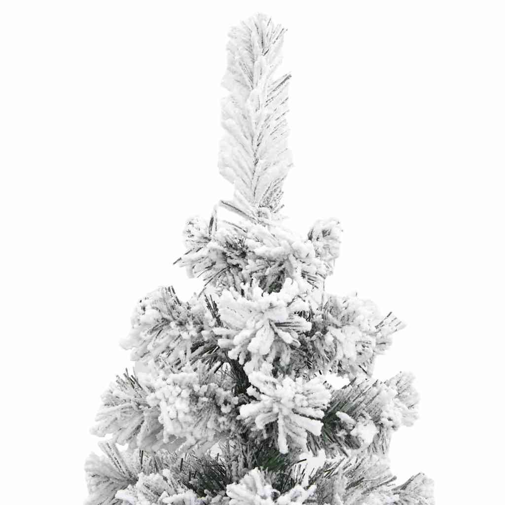 Albero di Natale artificiale con 150 LED e supporto, verde, 150 cm