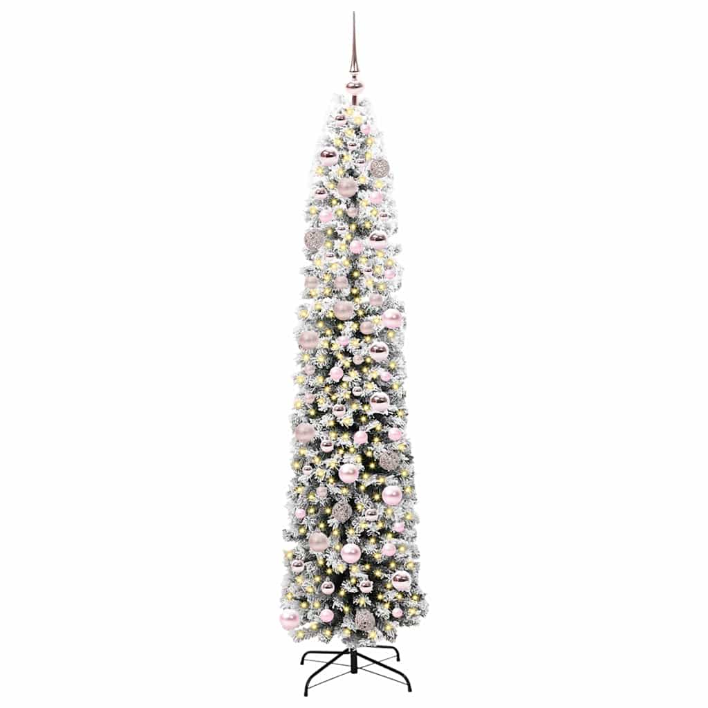 Künstlicher Weihnachtsbaum mit 300 LEDs mit Ständer Grün 180 cm