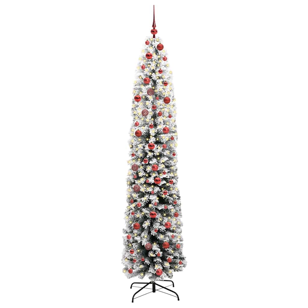 Künstlicher Weihnachtsbaum mit 300 LEDs mit Ständer Grün 210 cm