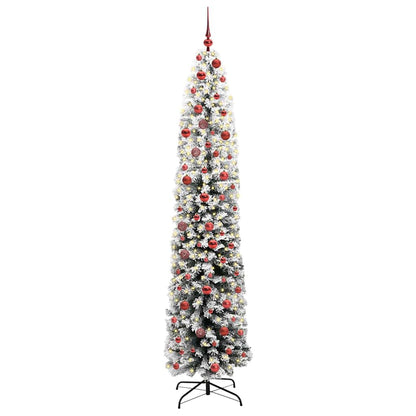 Künstlicher Weihnachtsbaum mit 300 LEDs mit Ständer Grün 210 cm