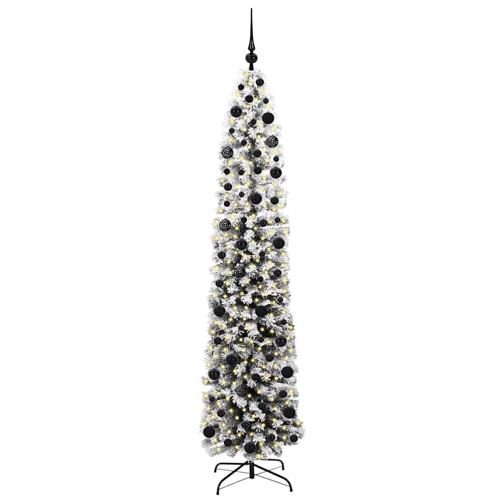 Künstlicher Weihnachtsbaum mit 300 LEDs mit Ständer Grün 210 cm