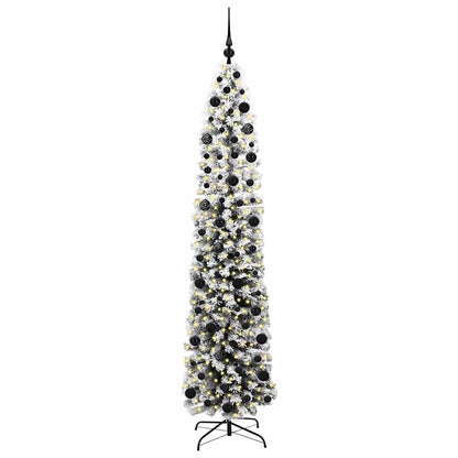 Künstlicher Weihnachtsbaum mit 300 LEDs mit Ständer Grün 210 cm