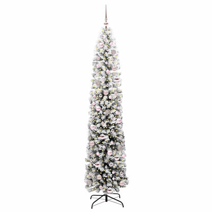 Künstlicher Weihnachtsbaum mit 300 LEDs mit Ständer Grün 210 cm