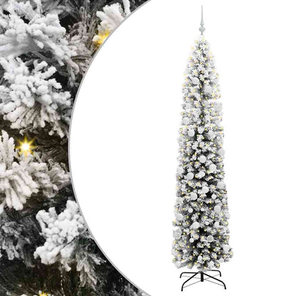 Künstlicher Weihnachtsbaum mit 300 LEDs mit Ständer Grün 210 cm