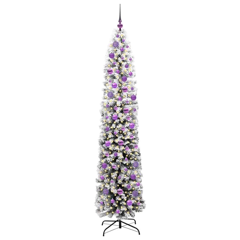 Künstlicher Weihnachtsbaum mit 300 LEDs mit Ständer Grün 210 cm