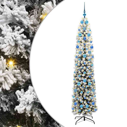 Künstlicher Weihnachtsbaum mit 300 LEDs mit Ständer Grün 210 cm
