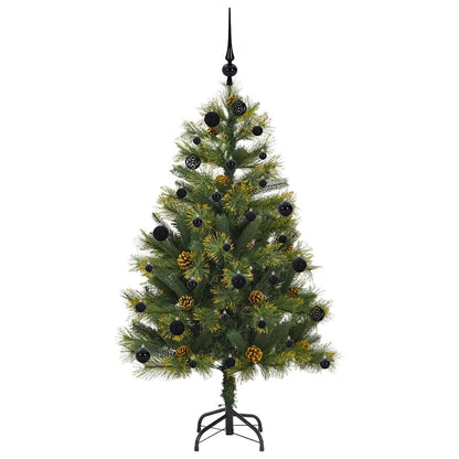 Künstlicher klappbarer Weihnachtsbaum mit Tannenzapfen 150 cm
