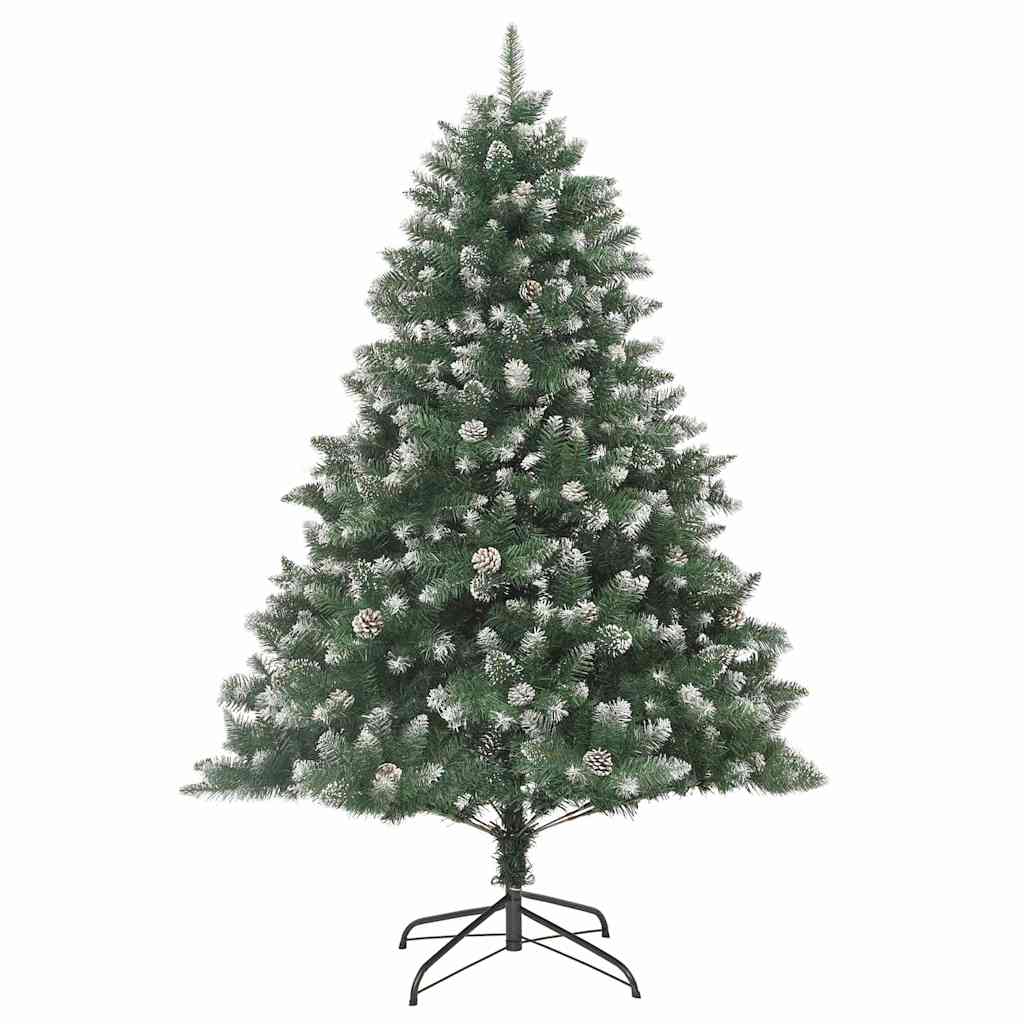 Künstlicher Weihnachtsbaum mit 300 LEDs mit Ständer Grün 180 cm