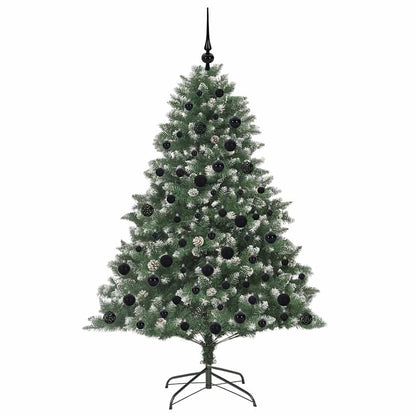 Künstlicher Weihnachtsbaum mit 300 LEDs mit Ständer Grün 180 cm