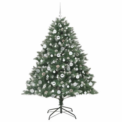 Künstlicher Weihnachtsbaum mit 300 LEDs mit Ständer Grün 180 cm