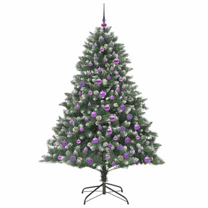 Künstlicher Weihnachtsbaum mit 300 LEDs mit Ständer Grün 180 cm