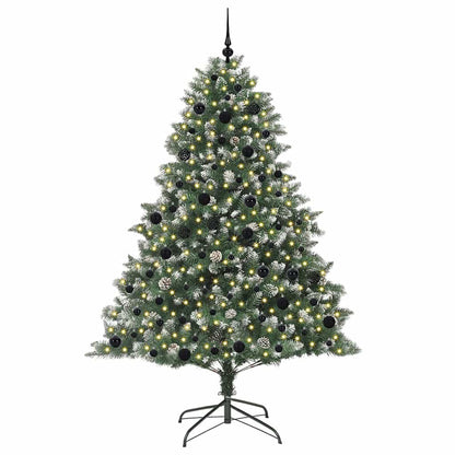 Künstlicher Weihnachtsbaum mit 300 LEDs mit Ständer Grün 210 cm