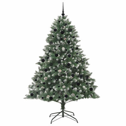 Künstlicher Weihnachtsbaum mit 300 LEDs mit Ständer Grün 210 cm