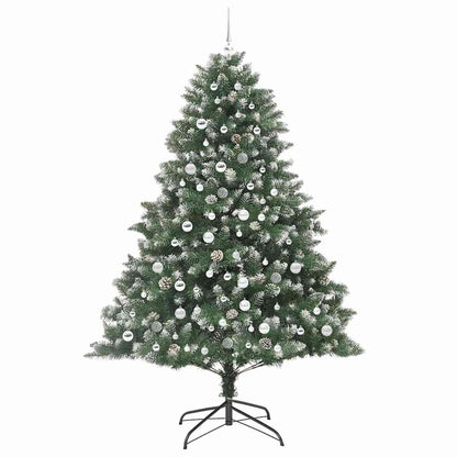 Künstlicher Weihnachtsbaum mit 300 LEDs mit Ständer Grün 210 cm