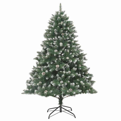 Künstlicher Weihnachtsbaum mit 300 LEDs mit Ständer Grün 210 cm
