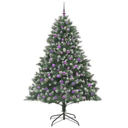 Künstlicher Weihnachtsbaum mit 300 LEDs mit Ständer Grün 210 cm