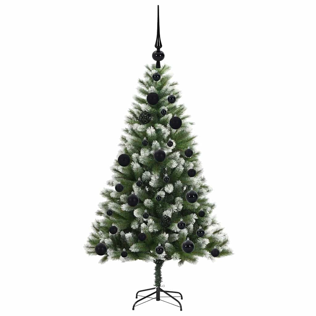 Künstlicher schwenkbarer Weihnachtsbaum mit flockigem Schnee