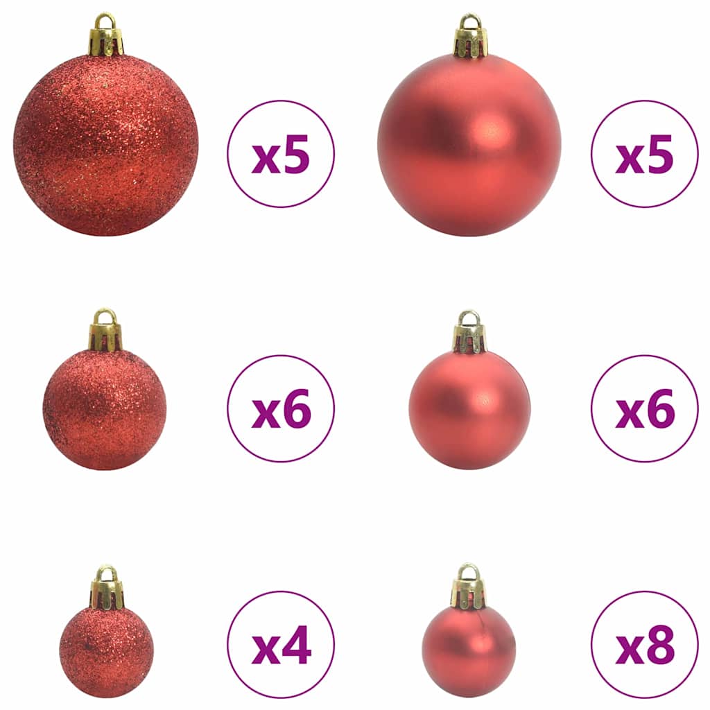 Künstlicher schwenkbarer Weihnachtsbaum mit flockigem Schnee