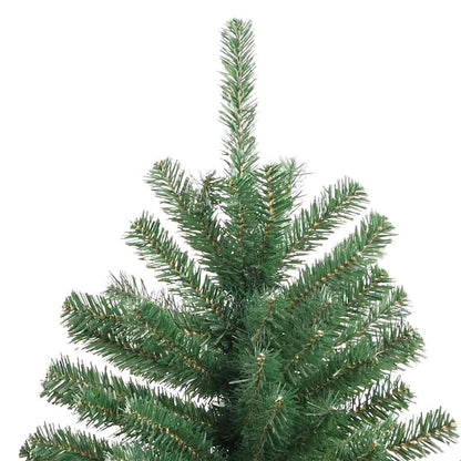 Albero di Natale artificiale pieghevole con 300 LED, verde, 240 cm