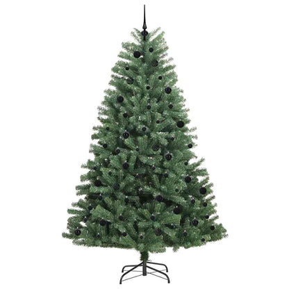 Künstlicher klappbarer Weihnachtsbaum mit 300 LEDs Grün 240 cm