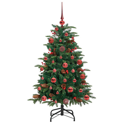 Künstlicher Weihnachtsbaum mit 150 LEDs mit Ständer Grün 120 cm