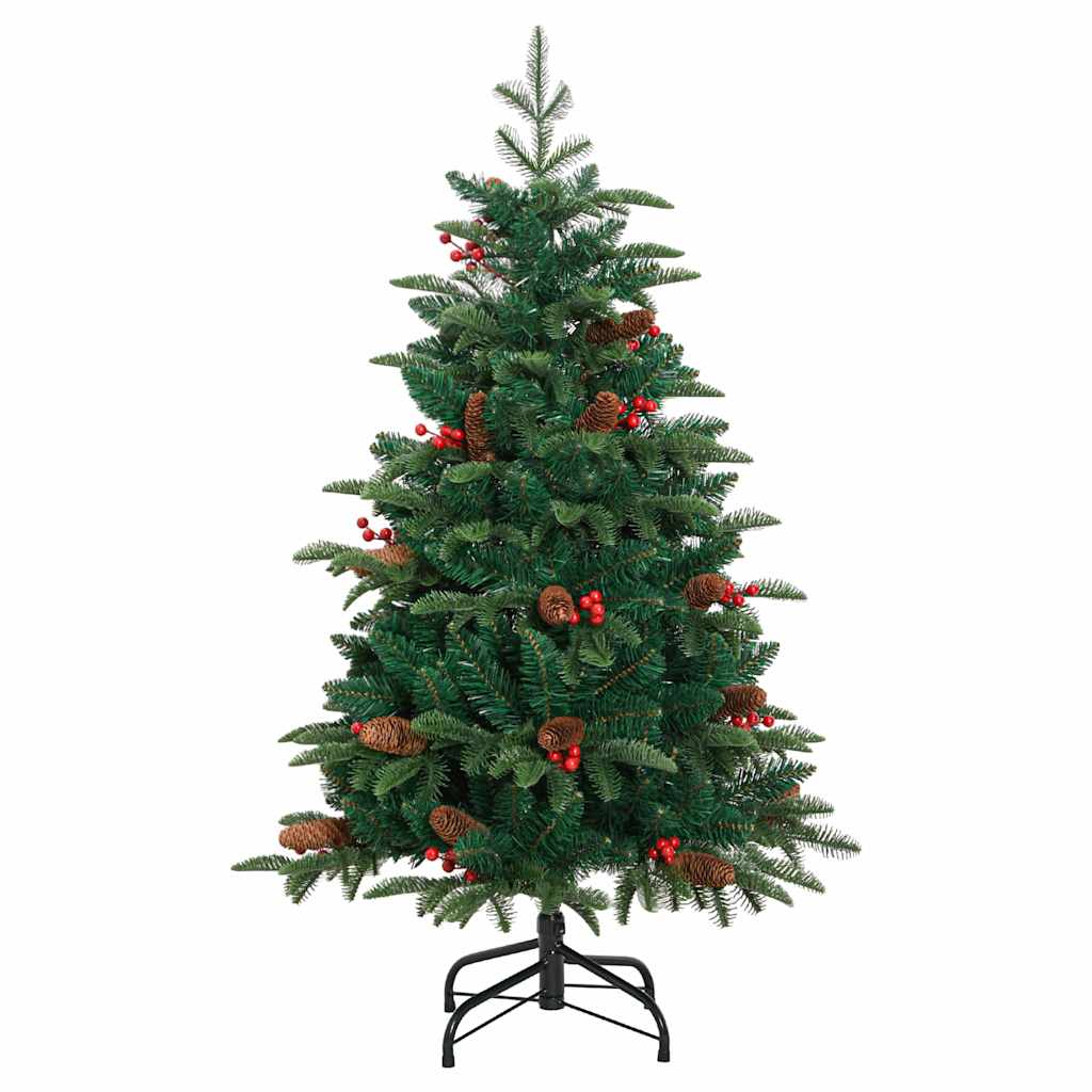 Künstlicher Weihnachtsbaum mit 150 LEDs mit Ständer Grün 120 cm
