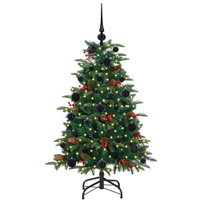 Künstlicher Weihnachtsbaum mit 150 LEDs mit Ständer Grün 120 cm