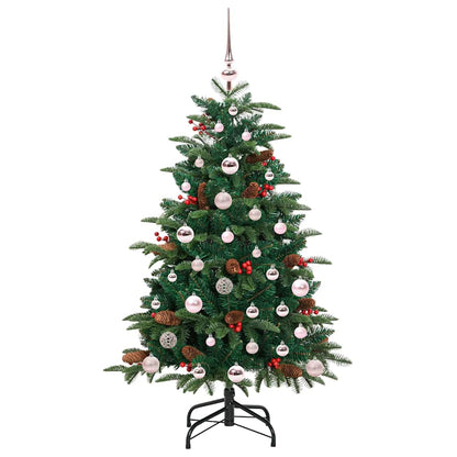 Künstlicher Weihnachtsbaum mit 150 LEDs mit Ständer Grün 120 cm