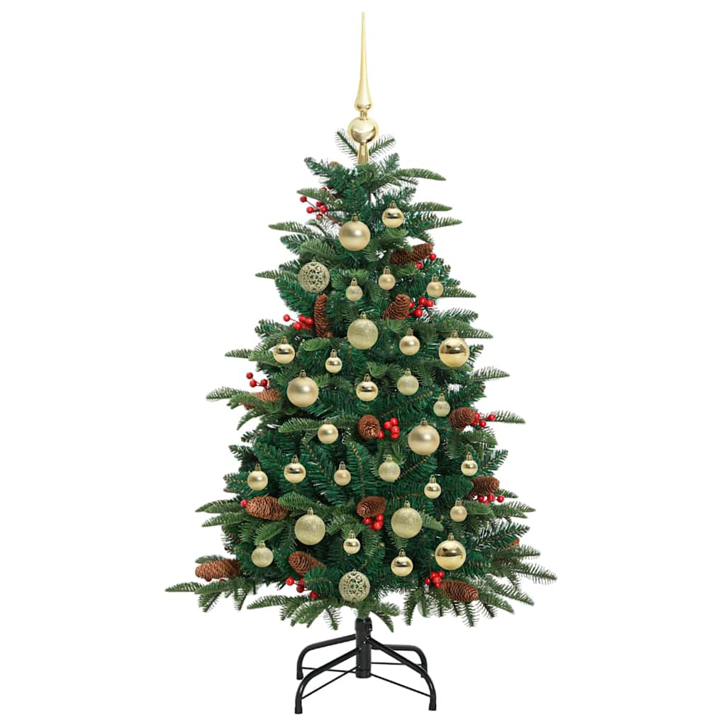 Künstlicher Weihnachtsbaum mit 150 LEDs mit Ständer Grün 120 cm