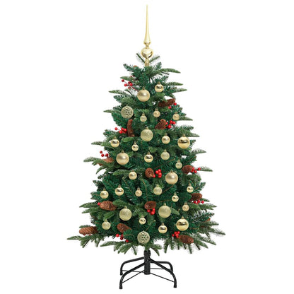 Künstlicher Weihnachtsbaum mit 150 LEDs mit Ständer Grün 120 cm