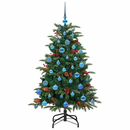 Künstlicher Weihnachtsbaum mit 150 LEDs mit Ständer Grün 150 cm