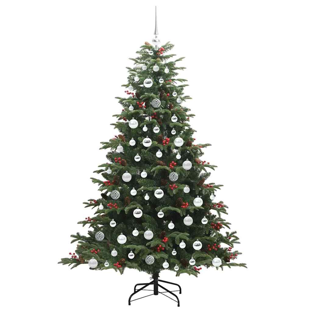 Künstlicher Weihnachtsbaum mit 300 LEDs mit Ständer Grün 180 cm