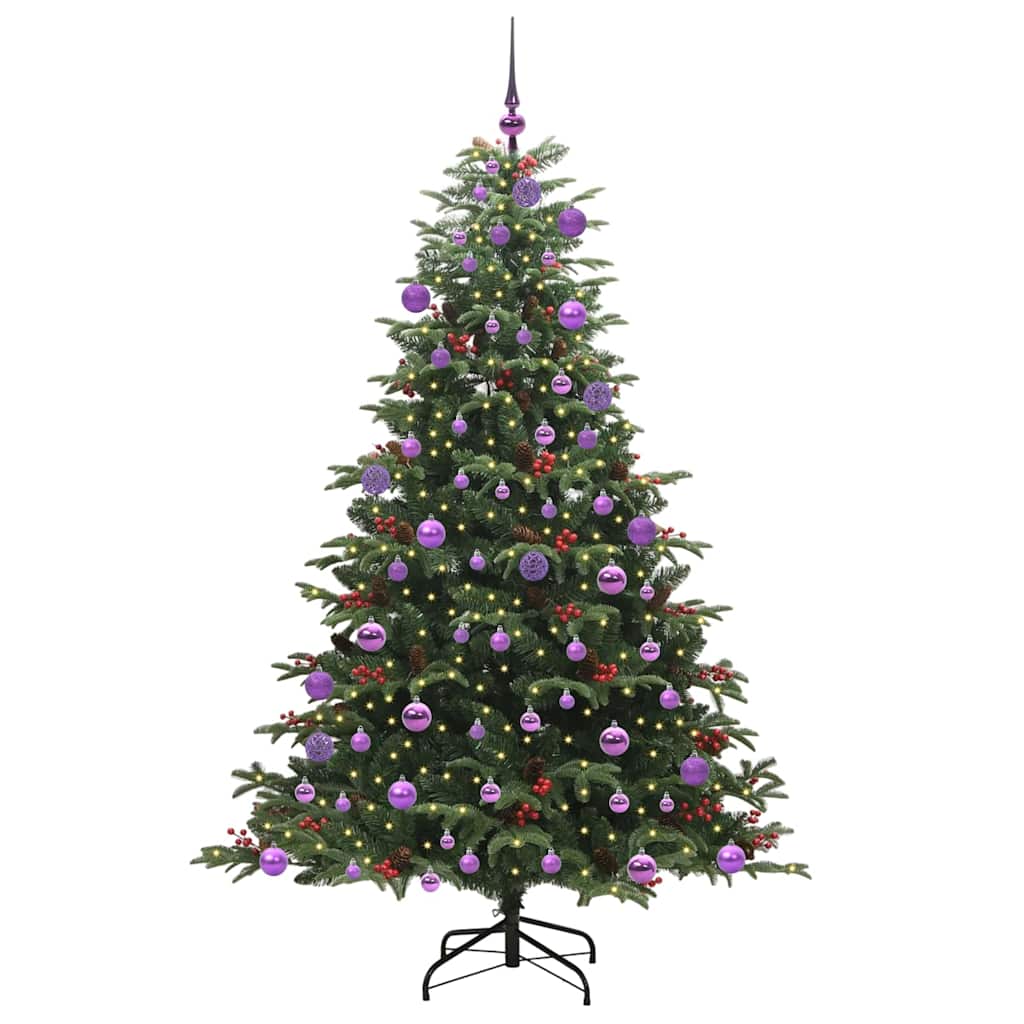 Künstlicher Weihnachtsbaum mit 300 LEDs mit Ständer Grün 180 cm