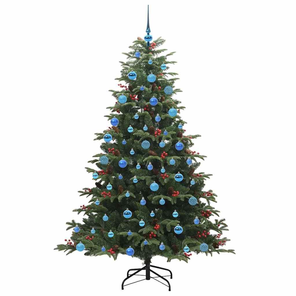 Künstlicher Weihnachtsbaum mit 300 LEDs mit Ständer Grün 180 cm