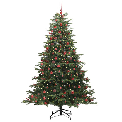 Künstlicher Weihnachtsbaum mit 300 LEDs mit Ständer Grün 210 cm